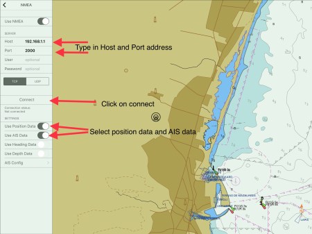 NMEA settings in Seapilot